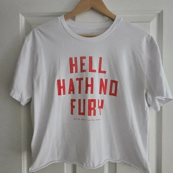 The Bitter Southerner White T-Shirt Hell Have No Fury Size Large - Picture 7 of 9